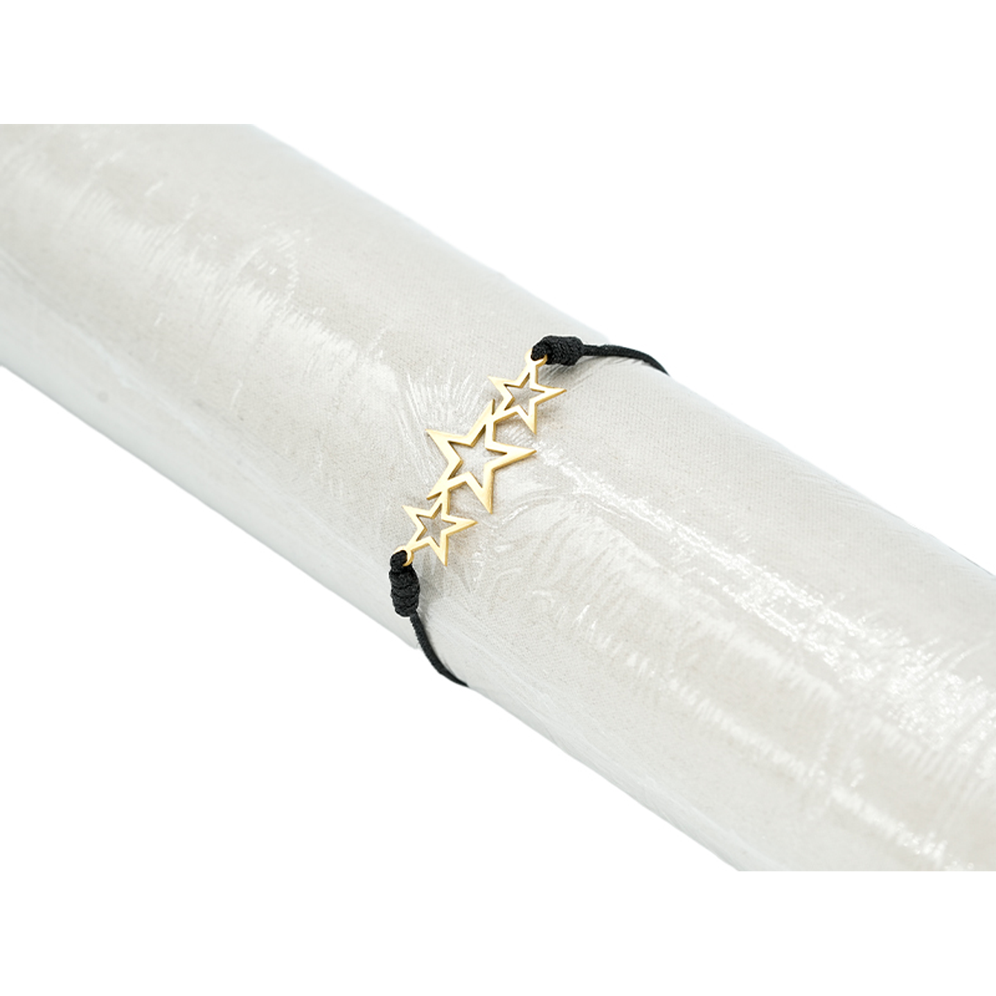 PULSERA DORADA ACERO CENTRO HILO  222 2