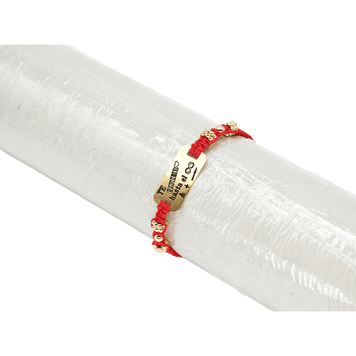 PULSERA ORO GOLFI HILO ROJO 625 1