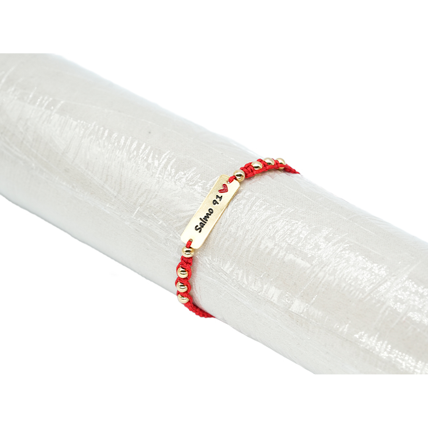 PULSERA ORO GOLFI HILO ROJO 743 1