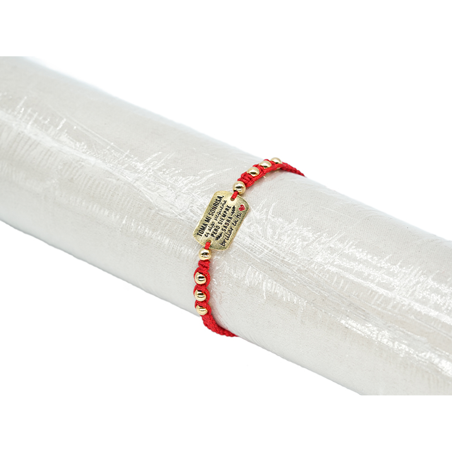 PULSERA ORO GOLFI HILO ROJO 697 1