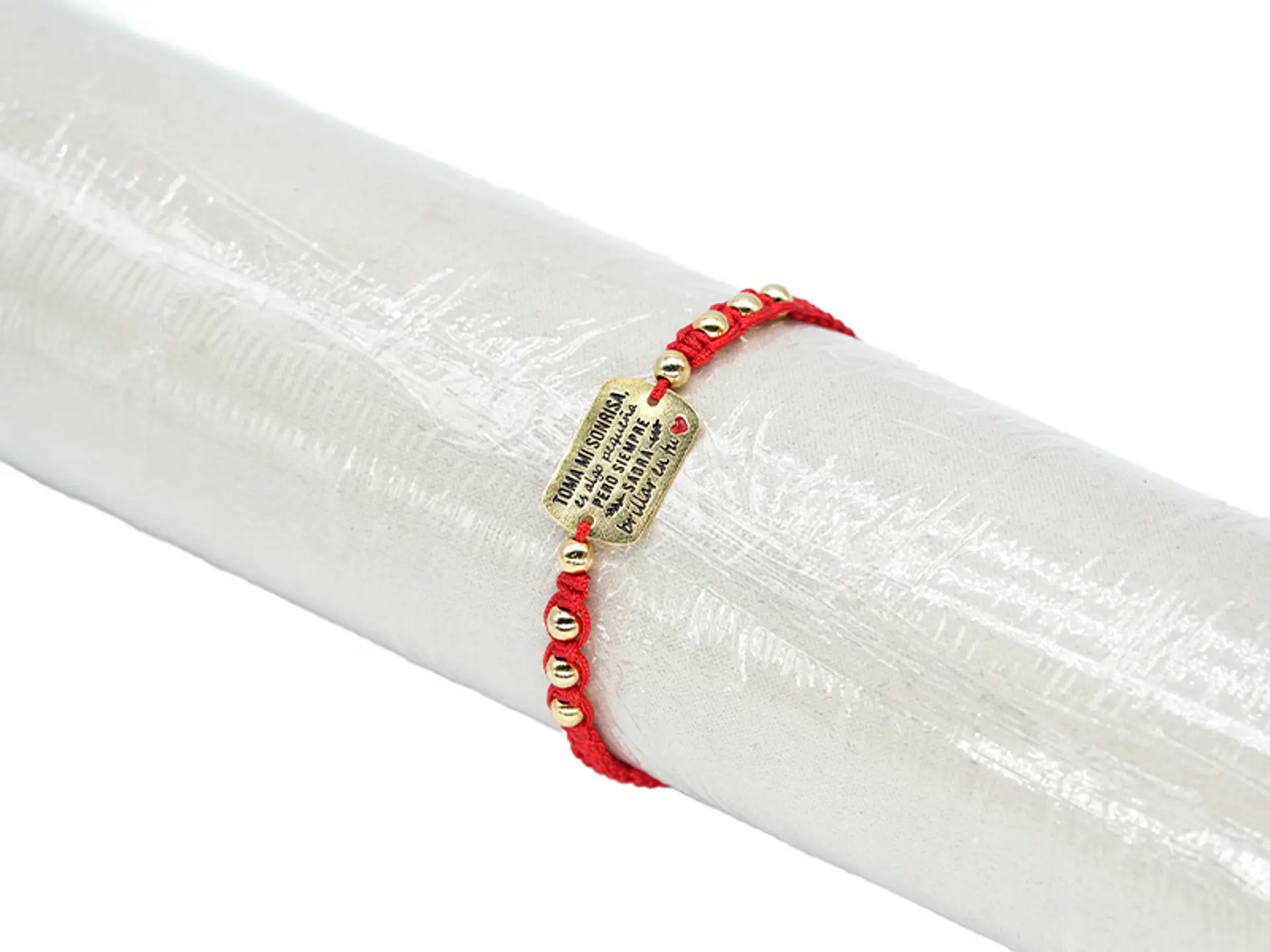 PULSERA ORO GOLFI HILO ROJO 697 1