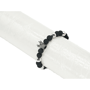 PULSERA  RODIO CORONA NEOPRENO