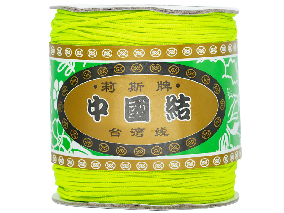 HILO CHINO MARCA TAIWANES  1.5M VERDE NEON ROLLO*160 METROS 1