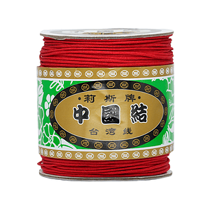 HILO CHINO MARCA TAIWANES 1.5M ROJO  ROLLO * 160 METROS