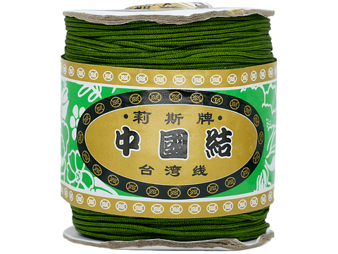 HILO CHINO MARCA TAIWANES 1.5M VERDE MILITAR ROLLO*160 METROS
