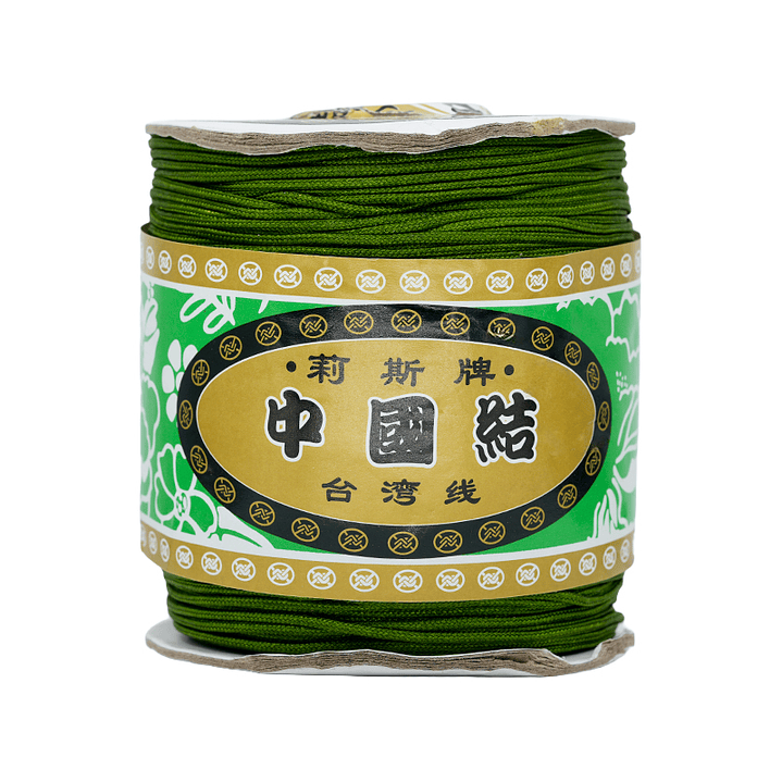 HILO CHINO MARCA TAIWANES 1.5M VERDE MILITAR ROLLO*160 METROS 1