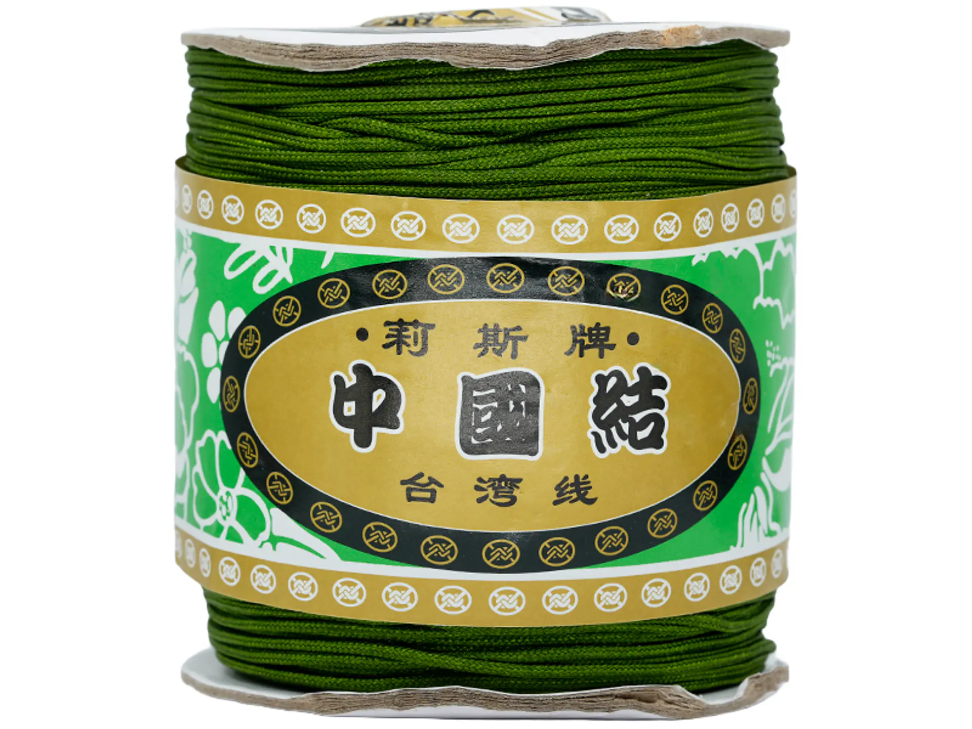 HILO CHINO MARCA TAIWANES 1.5M VERDE MILITAR ROLLO*160 METROS 1