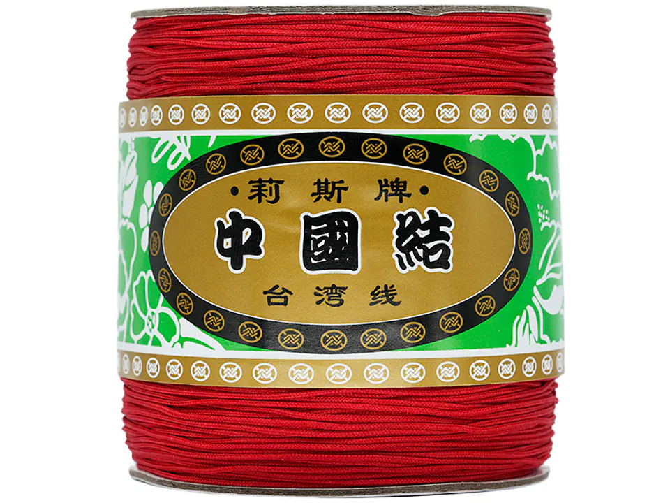 HILO CHINO MARCA TAIWANES  1.0MM ROLLO*350 METROS ROJO  1
