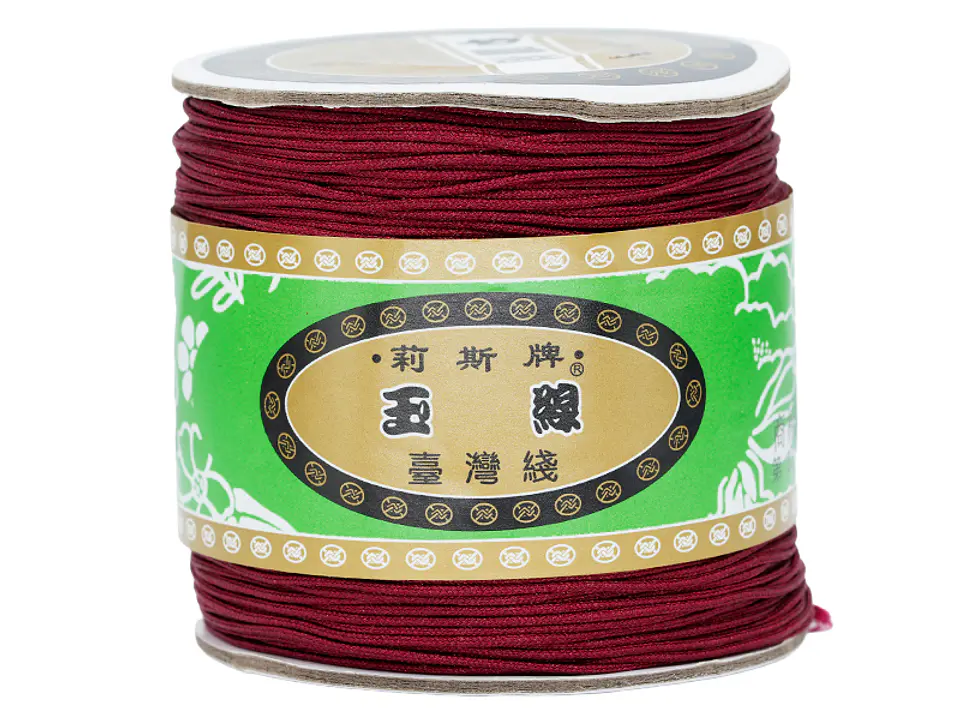 HILO CHINO MARCA TAIWANES 0.8M ROLLO*132 METROS  VINO TINTO 1