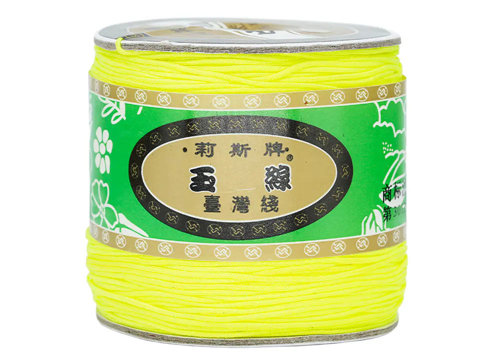 HILO CHINO MARCA TAIWANES 0.8M ROLLO*132 METROS AMARILLO NEON 1
