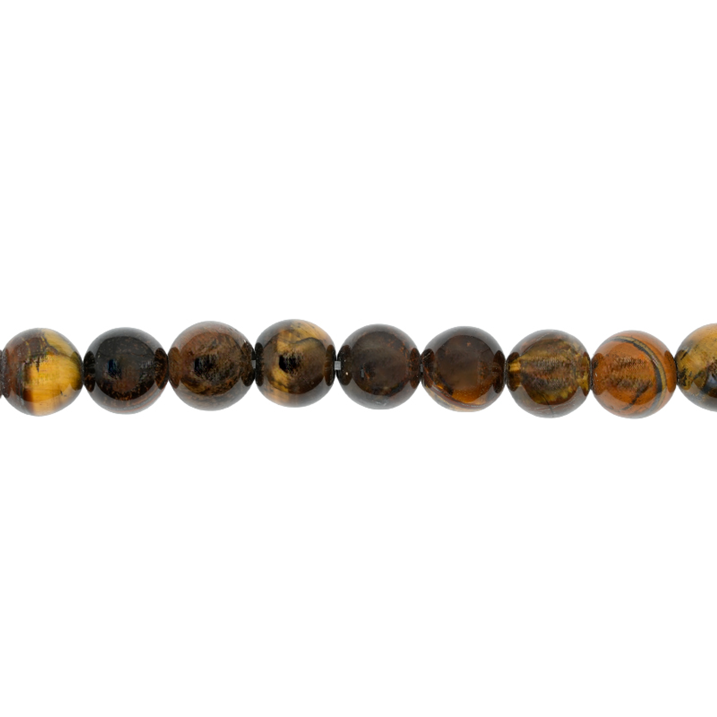 PIEDRA NATURAL LISA OJO DE TIGRE # 6MM 1