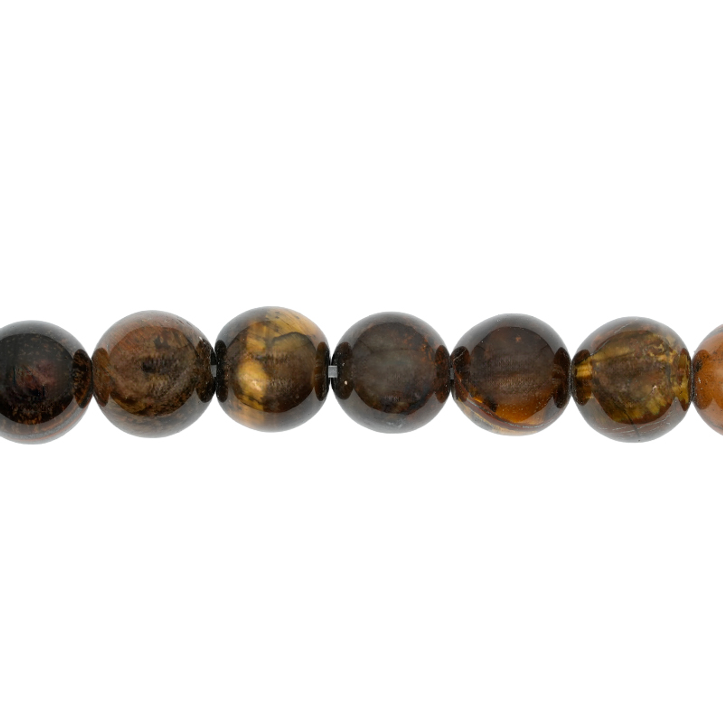 PIEDRA NATURAL LISA OJO DE TIGRE # 8MM 1