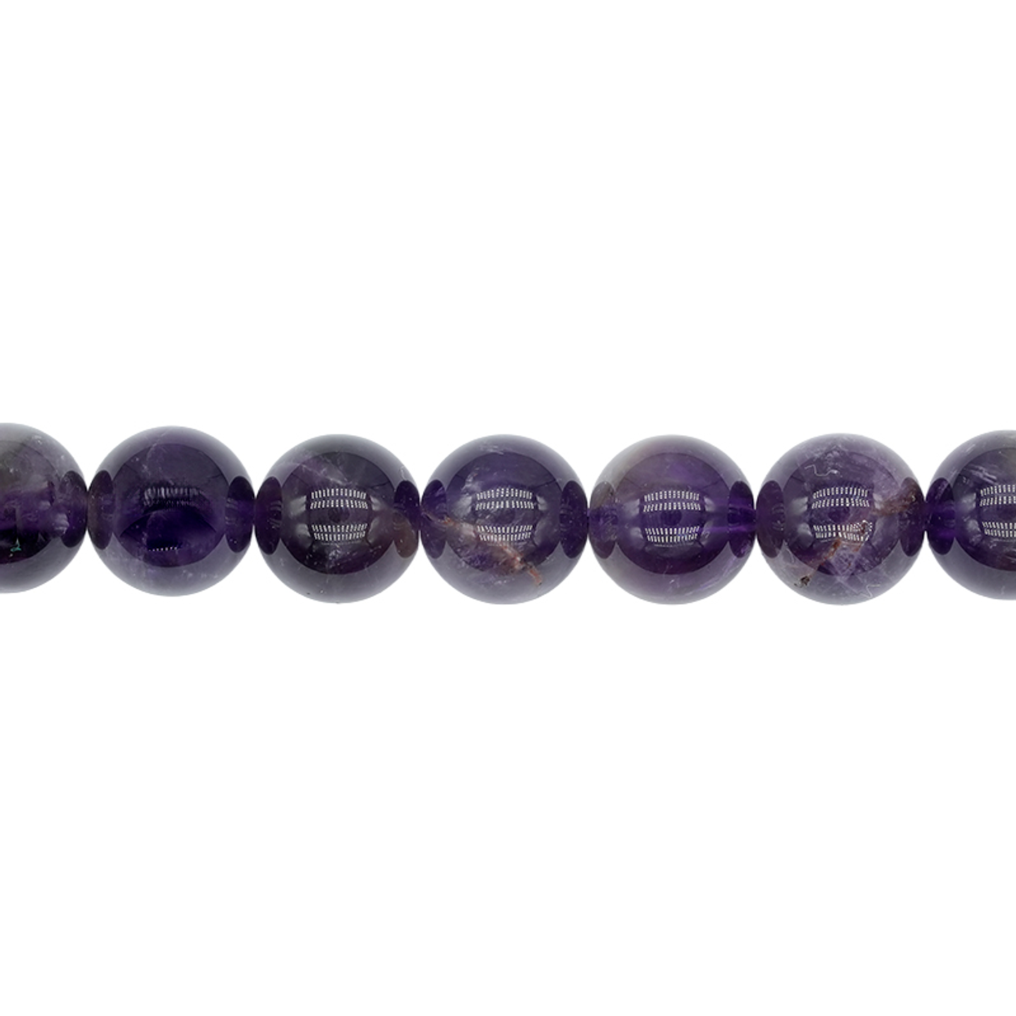 PIEDRA NATURAL LISA # 8MM AMATISTA 1