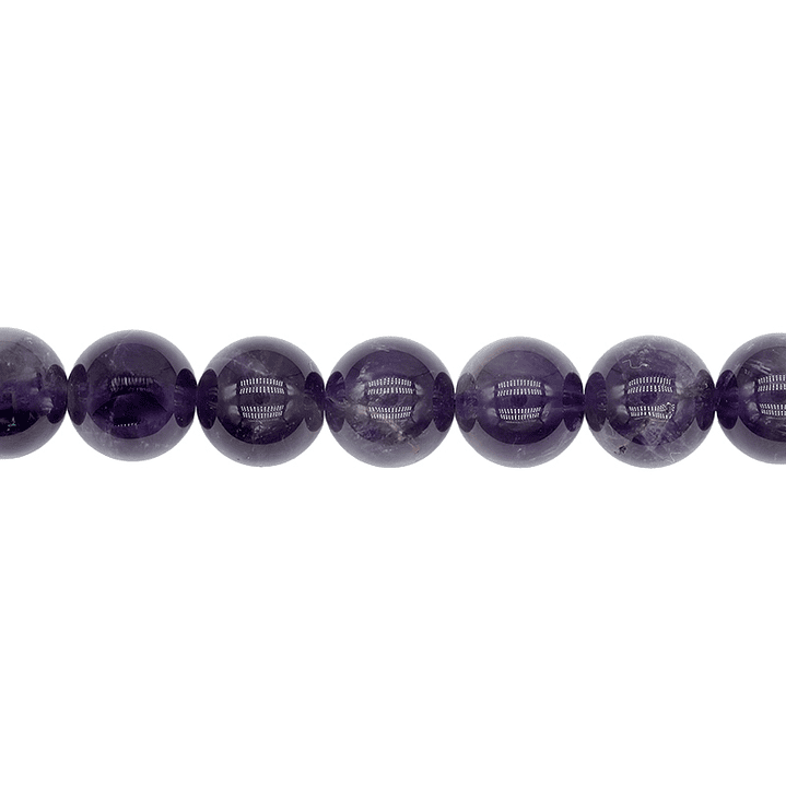 PIEDRA NATURAL LISA # 8MM AMATISTA 1