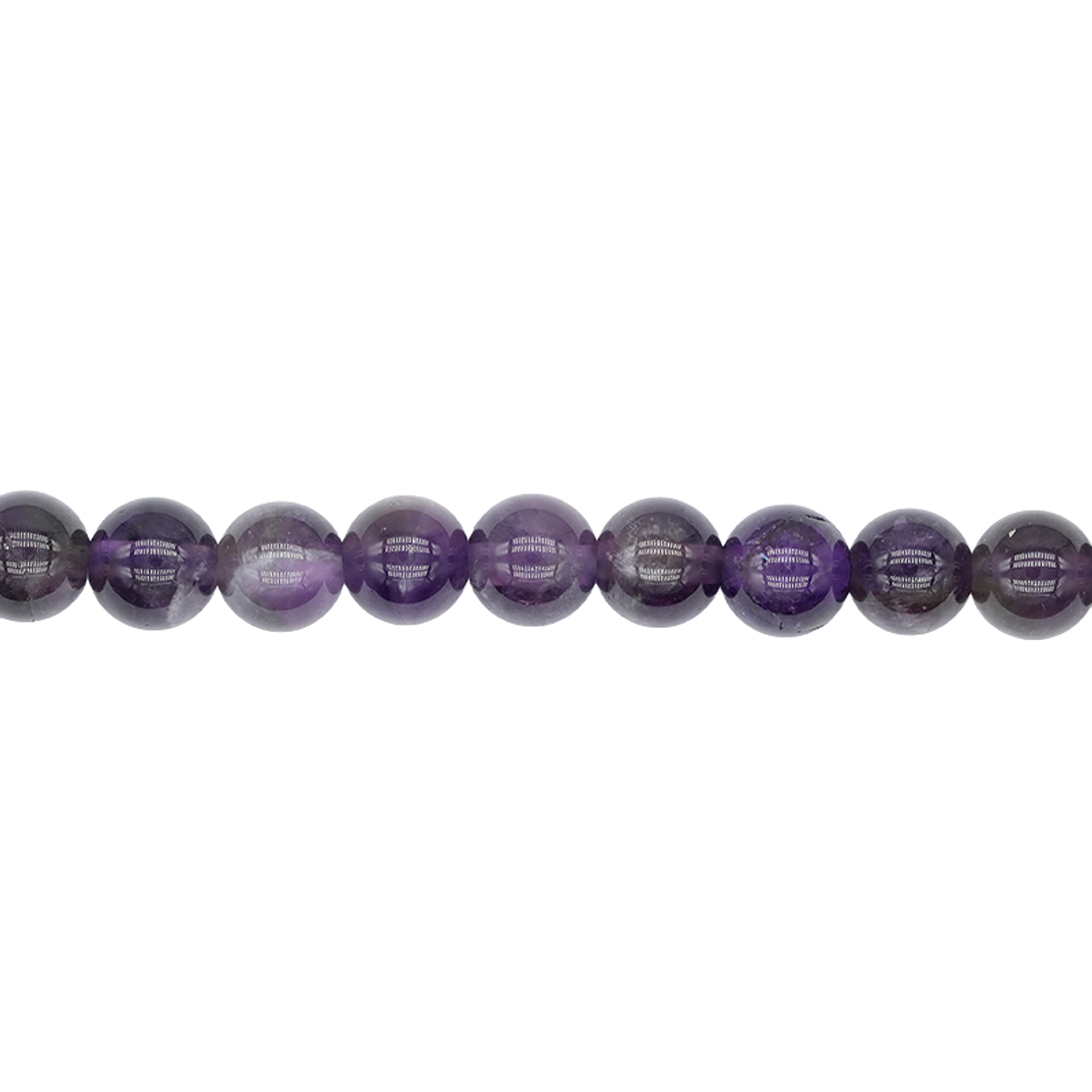 PIEDRA NATURAL LISA AMATISTA # 6MM 1