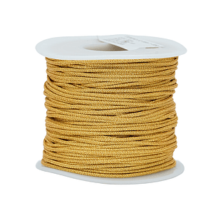 HILO CHINO METALIZADO DORADO 1.0MM ROLLO * 50 METROS