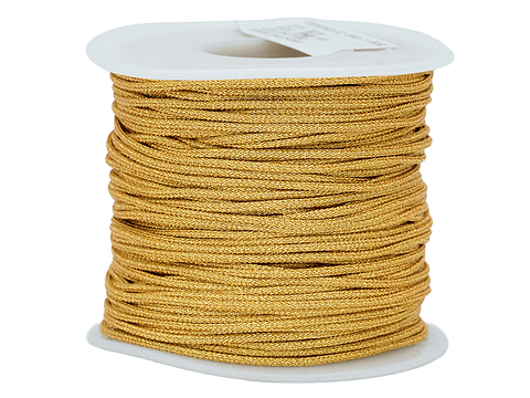 HILO CHINO METALIZADO DORADO 1.0MM ROLLO * 50 METROS
