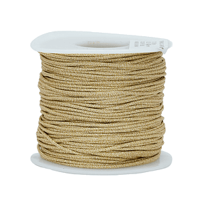 HILO CHINO METALIZADO DORADO CLARO 1.0MM ROLLO * 50 METROS