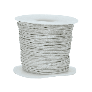 HILO CHINO METALIZADO PLATEADO 1.0MM RROLLO * 50 METROS