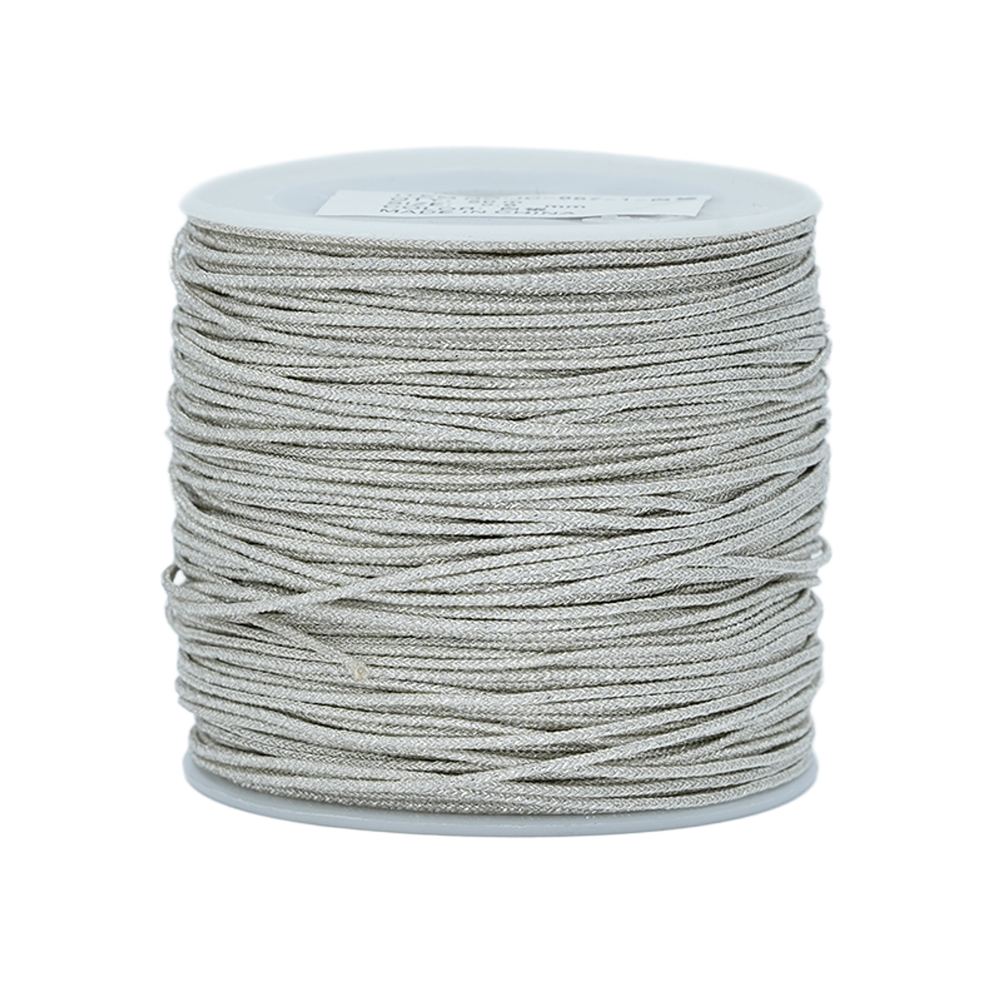 HILO CHINO METALIZADO PLATEADO 0.8MM RROLLO * 50 METROS 1