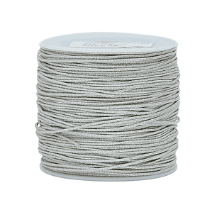 HILO CHINO METALIZADO PLATEADO 0.8MM RROLLO * 50 METROS