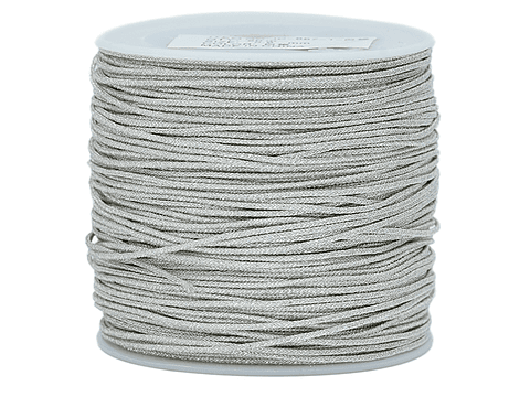 HILO CHINO METALIZADO PLATEADO 0.8MM RROLLO * 50 METROS
