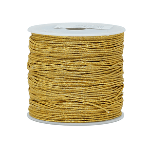 HILO CHINO METALIZADO DORADO 0.8MM ROLLO * 50 METROS