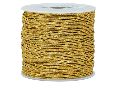 HILO CHINO METALIZADO DORADO 0.8MM ROLLO * 50 METROS