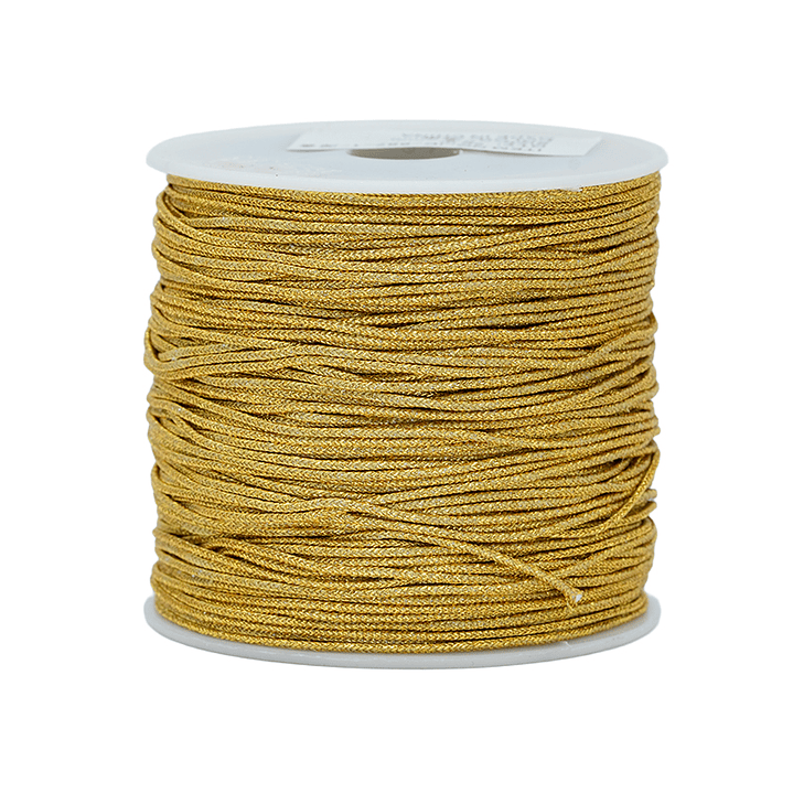 HILO CHINO METALIZADO DORADO 0.8MM ROLLO * 50 METROS 1