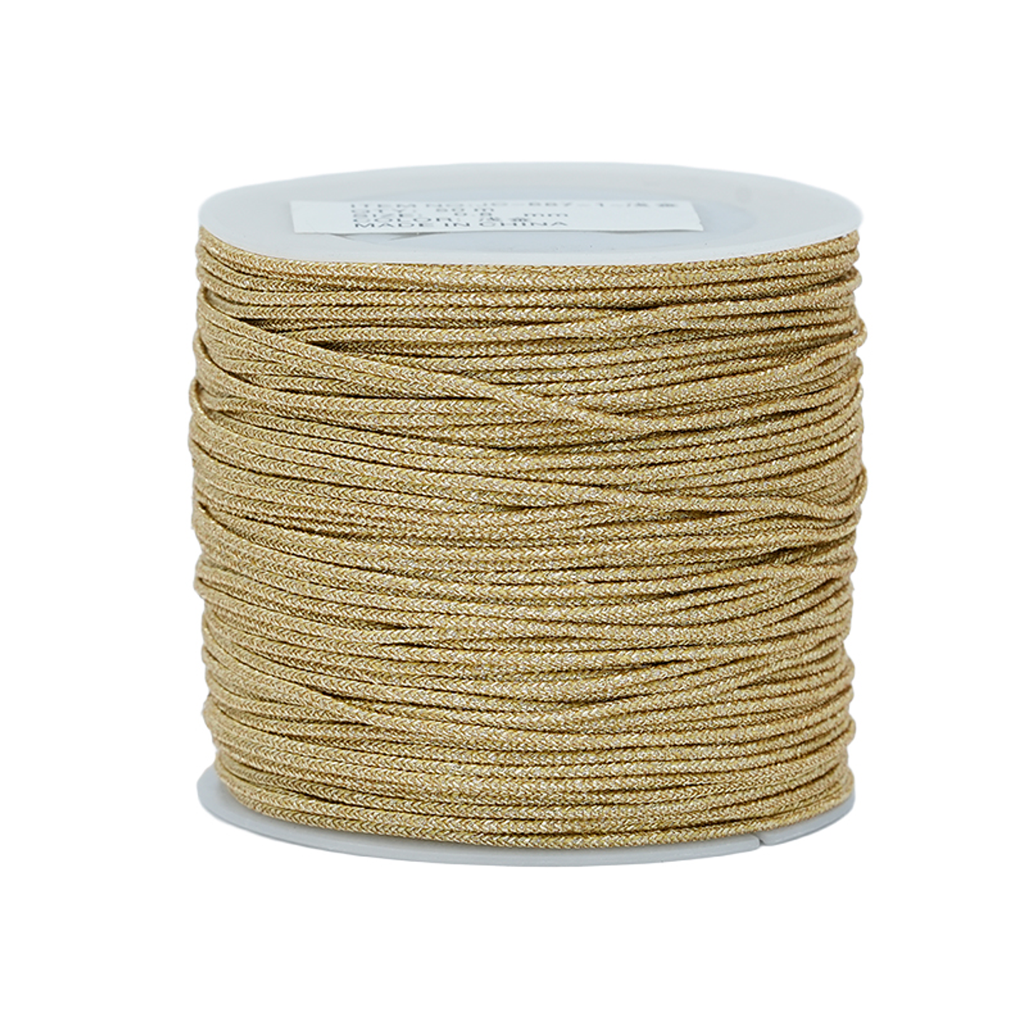 HILO CHINO METALIZADO DORADO CLARO 0.8MM ROLLO * 50 METROS 1