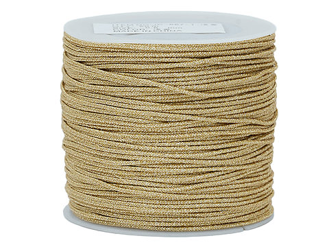 HILO CHINO METALIZADO DORADO CLARO 0.8MM ROLLO * 50 METROS