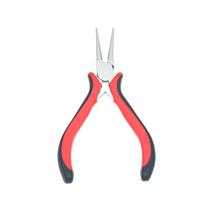 PINZA HERRAMIENTA ROJANEGRA PUNTA REDONDA FINA 2