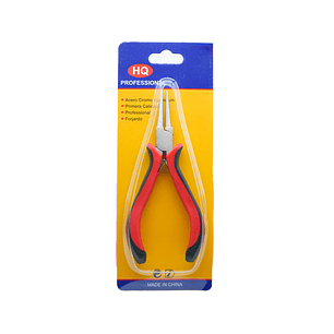 PINZA HERRAMIENTA ROJANEGRA PUNTA REDONDA FINA