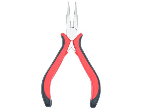 PINZA HERRAMIENTA ROJA NEGRA  MULTIUSOS FINA 