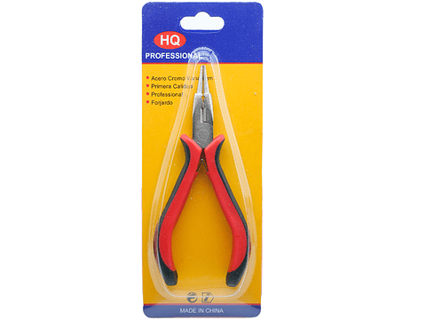 PINZA HERRAMIENTA ROJA NEGRA  MULTIUSOS FINA 