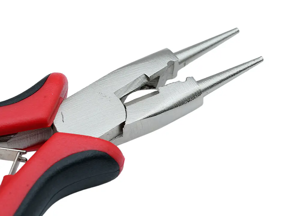 PINZA HERRAMIENTA ROJA NEGRA  MULTIUSOS FINA  3