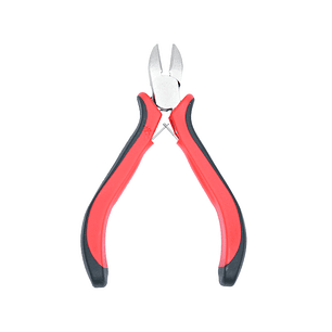 PINZA HERRAMIENTA ROJA NEGRA  CORTA FRIO FINA 