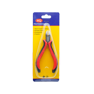 PINZA HERRAMIENTA ROJA NEGRA  CORTA FRIO FINA 