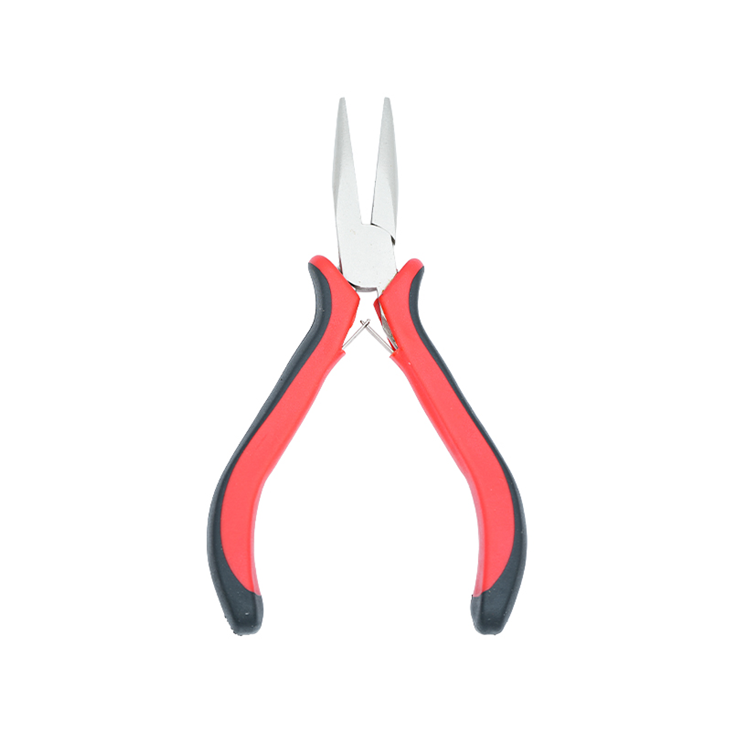 PINZA HERRAMIENTA CABO ROJO NEGRO PLANA LISA FINA 2