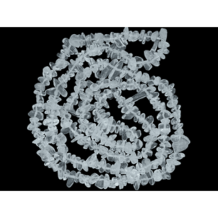 PIEDRA NATURAL PICADA PEQUEÑA CUARZO CRISTAL 5-8M X 80 CM APROX