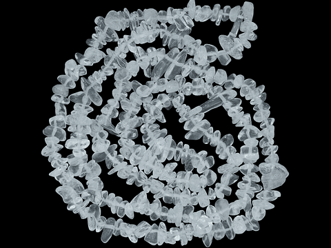 PIEDRA NATURAL PICADA PEQUEÑA CUARZO CRISTAL 5-8M X 80 CM APROX