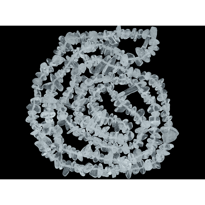 PIEDRA NATURAL PICADA PEQUEÑA CUARZO CRISTAL 5-8M X 80 CM APROX 1