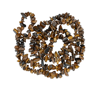 PIEDRA NATURAL PEQUEÑA PICADA OJO DE TIGRE 5-8MM