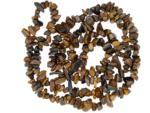 PIEDRA NATURAL PEQUEÑA PICADA OJO DE TIGRE 5-8MM