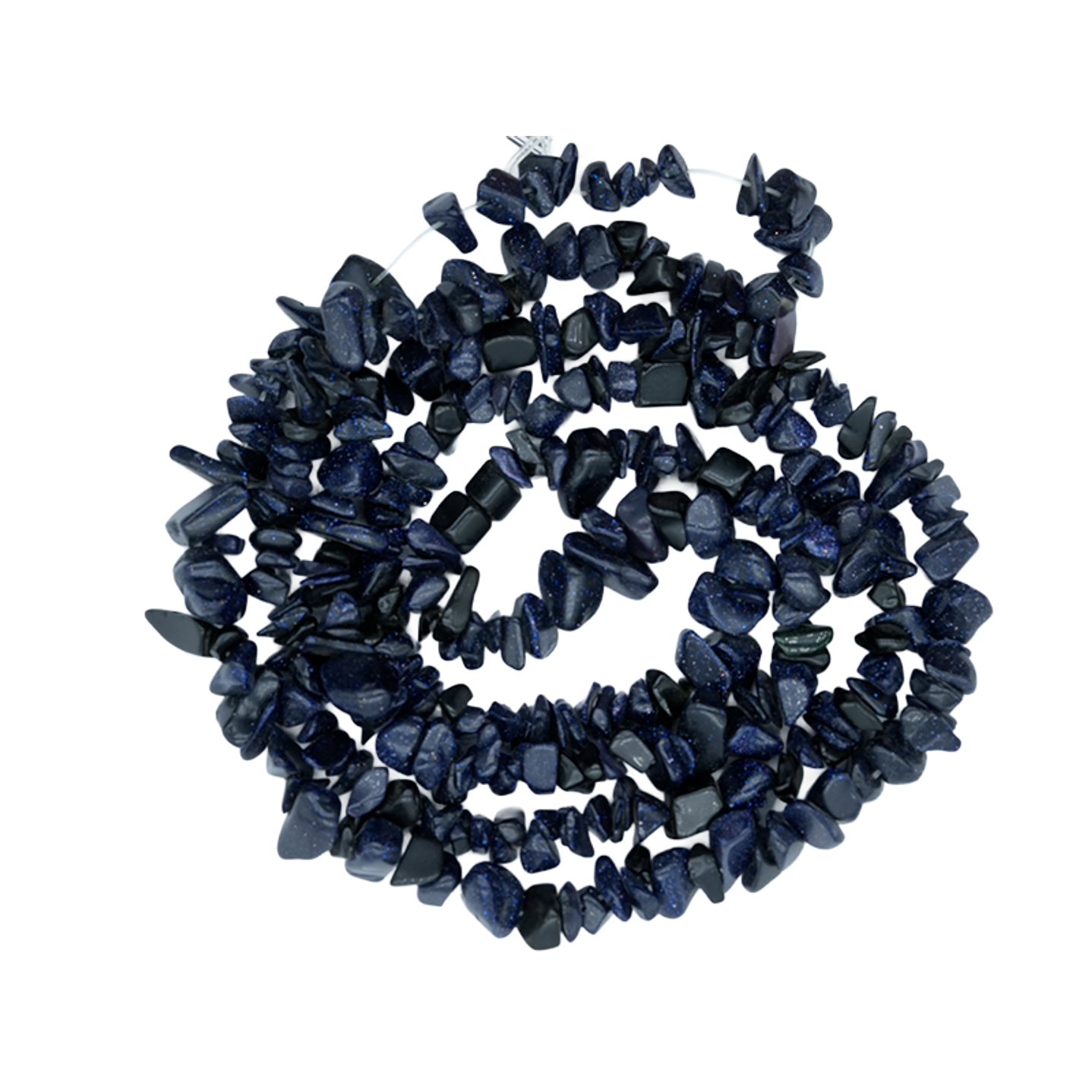 PIEDRA NATURAL PEQUEÑA PICADA LLUVIA DE PLATA 5-8MM X 80CM APROX  1