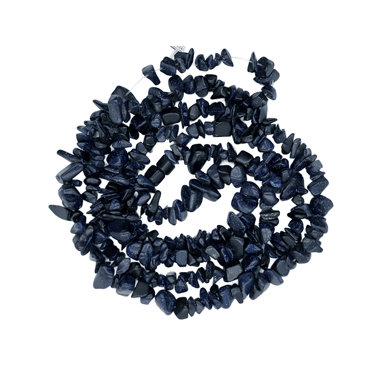 PIEDRA NATURAL PEQUEÑA PICADA LLUVIA DE PLATA 5-8MM X 80CM APROX  1