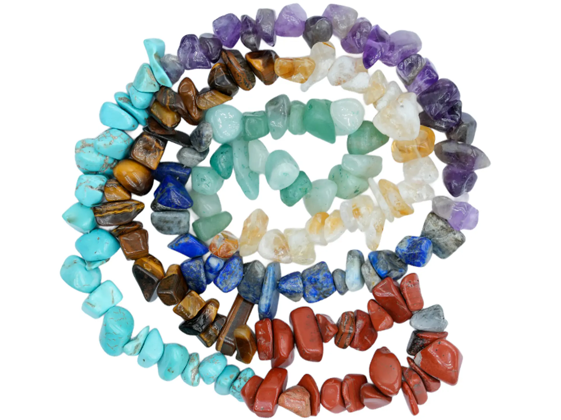 PIEDRA NATURAL PICADA GRANDE 7 CHAKRAS 8-12M 1