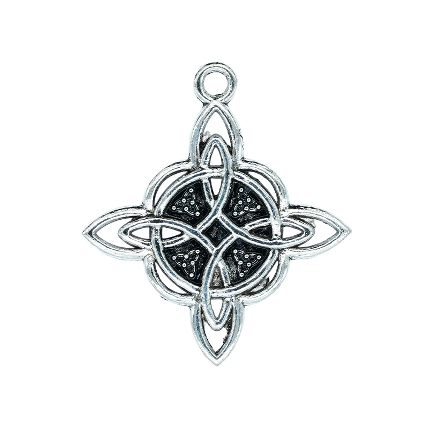 SAMAK PLATEADA DIJE NUDO DE LA BRUJA 25MM 1