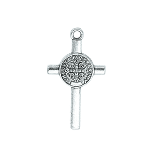 SAMAK PLATEADA DIJE 39 CRUZ SAN BENITO 23MM 