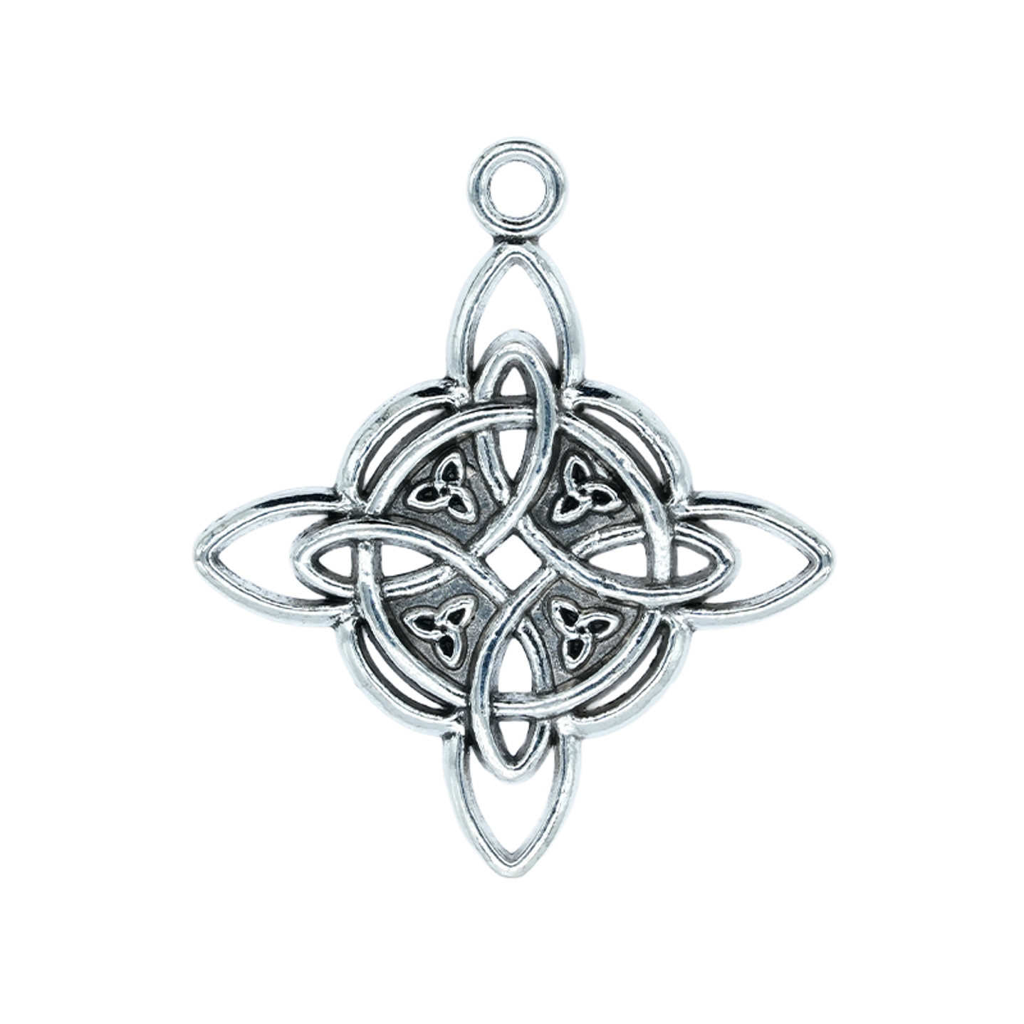 SAMAK PLATEADA DIJE NUDO DE LA BRUJA 30MM  193 1